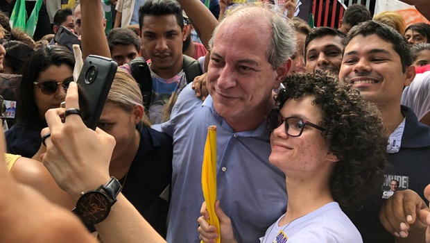 Ciro Gomes promove passeata em Goi nia na sexta feira 21 9