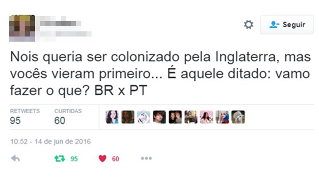 Posso compartilhar portugueses brigando aqui? Eu acho engraçado : r/brasil