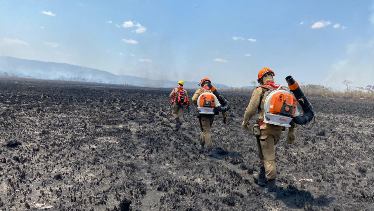 Chapada dos Veadeiros tem 10º dia de incêndios