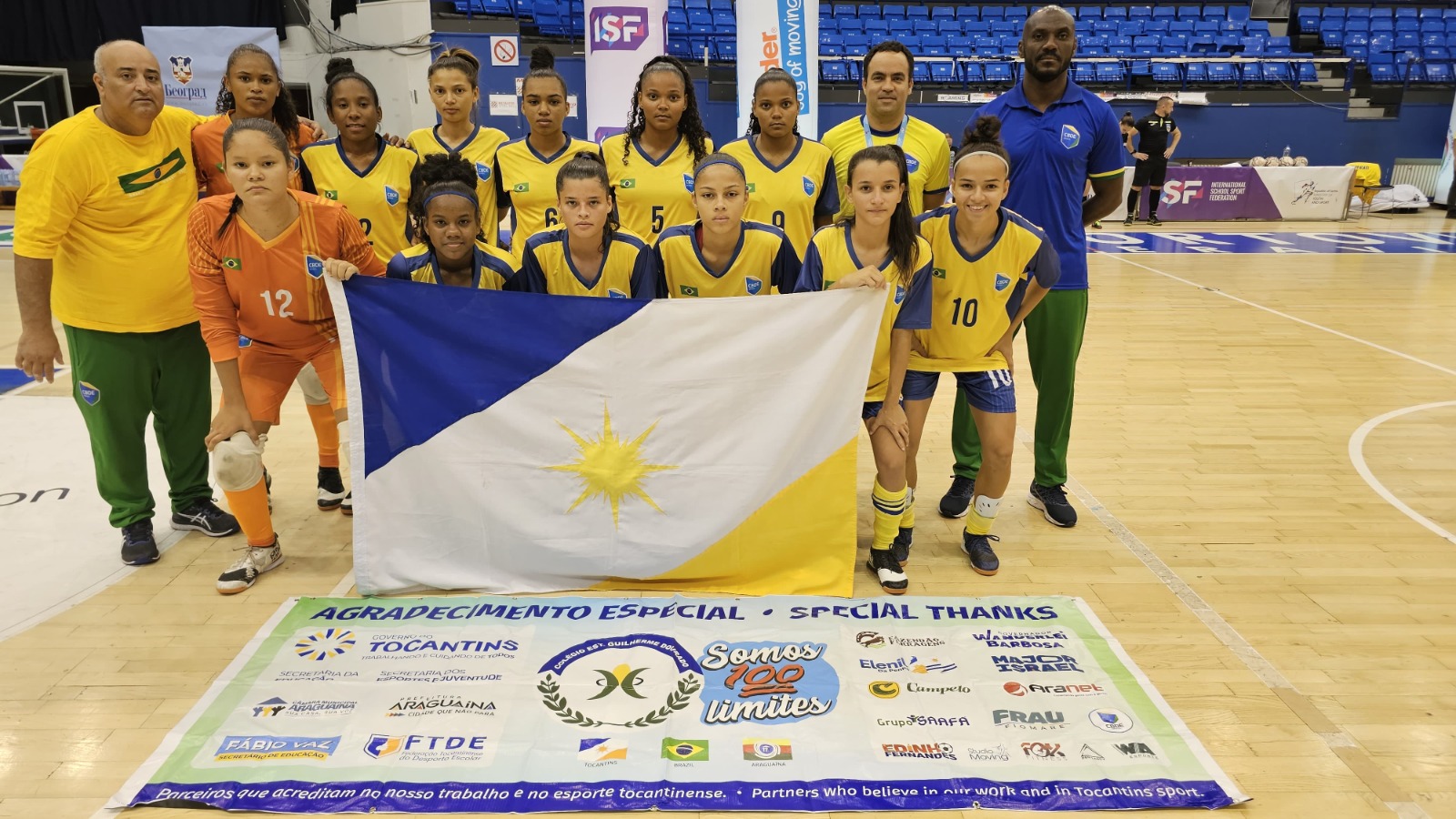 Time tocantinense é vice-campeão no Campeonato Mundial Escolar de Futsal -  Jornal Primeira Página